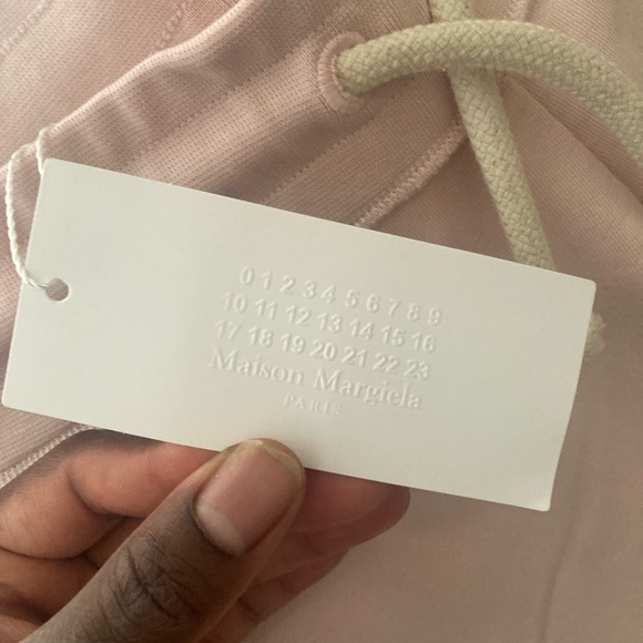 NWT Mens Maison Margiela Stereotype Organic Cotton Sweatpants Size 52 Peony Pink - Picture 4 of 13
